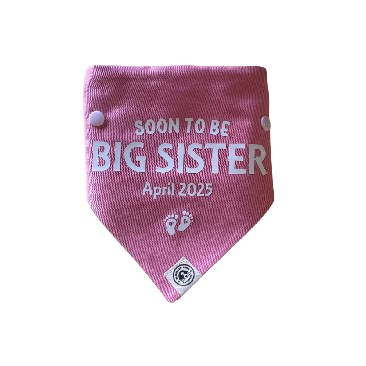 Pregnancy Announcement Dog Bandana