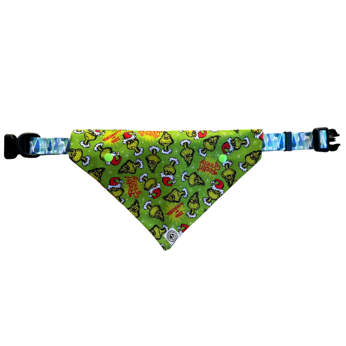 Grinchmas Christmas Dog Bandana