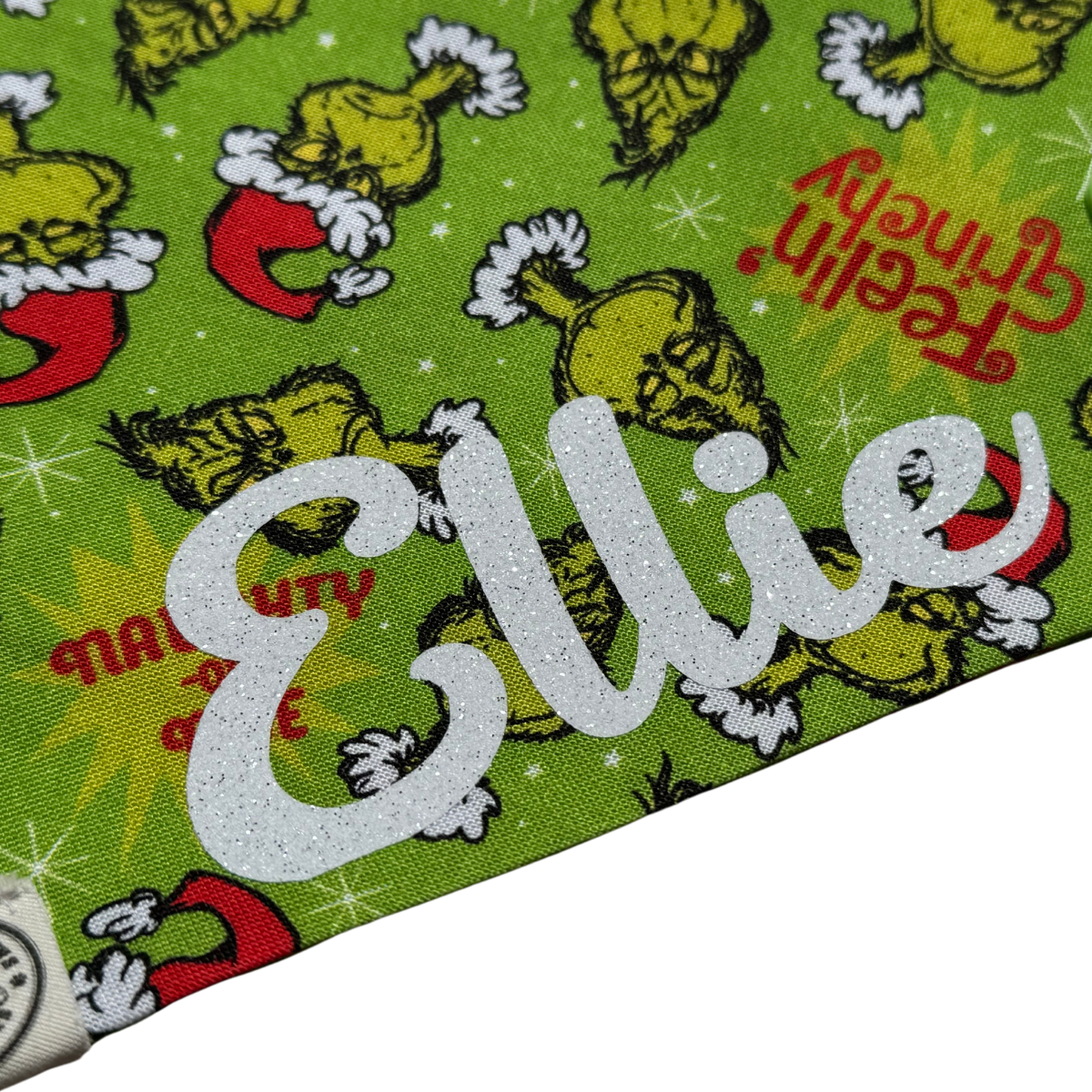 Grinchmas Christmas Dog Bandana