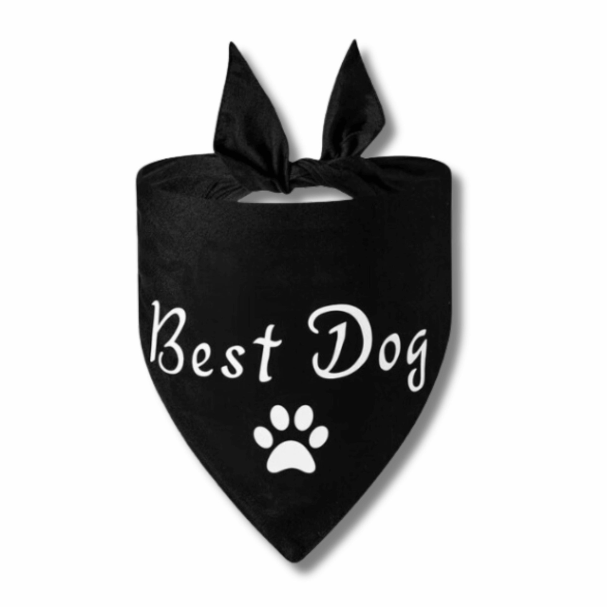 Best Dog with Paw - Wedding Dog Bandana Tie Up