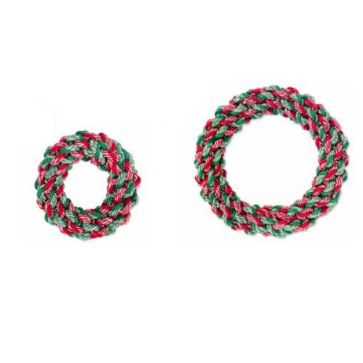 Christmas Wreath Rope Dog Toy