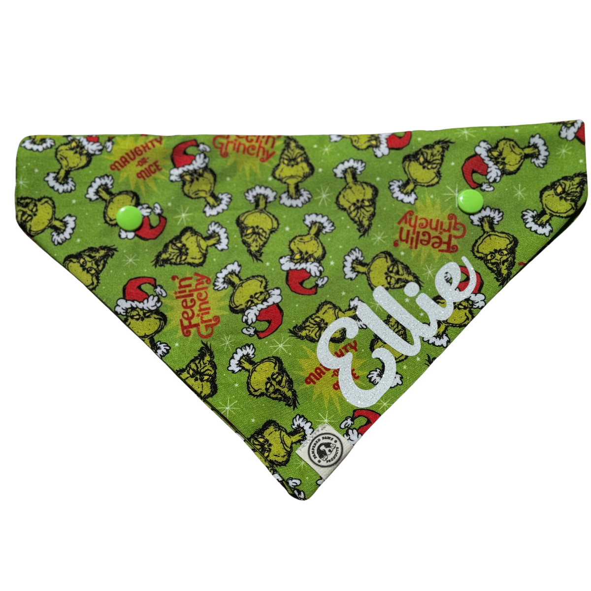 Grinchmas Christmas Dog Bandana