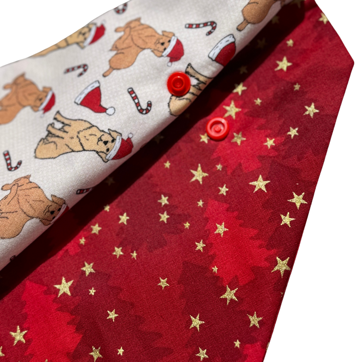 Golden Retriever Christmas Bandana 2024