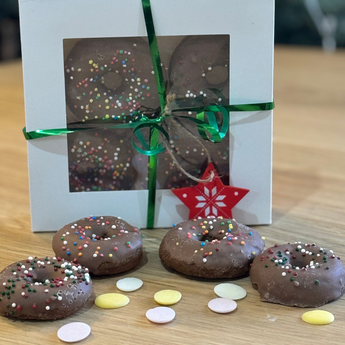 Dog Christmas Doughnuts