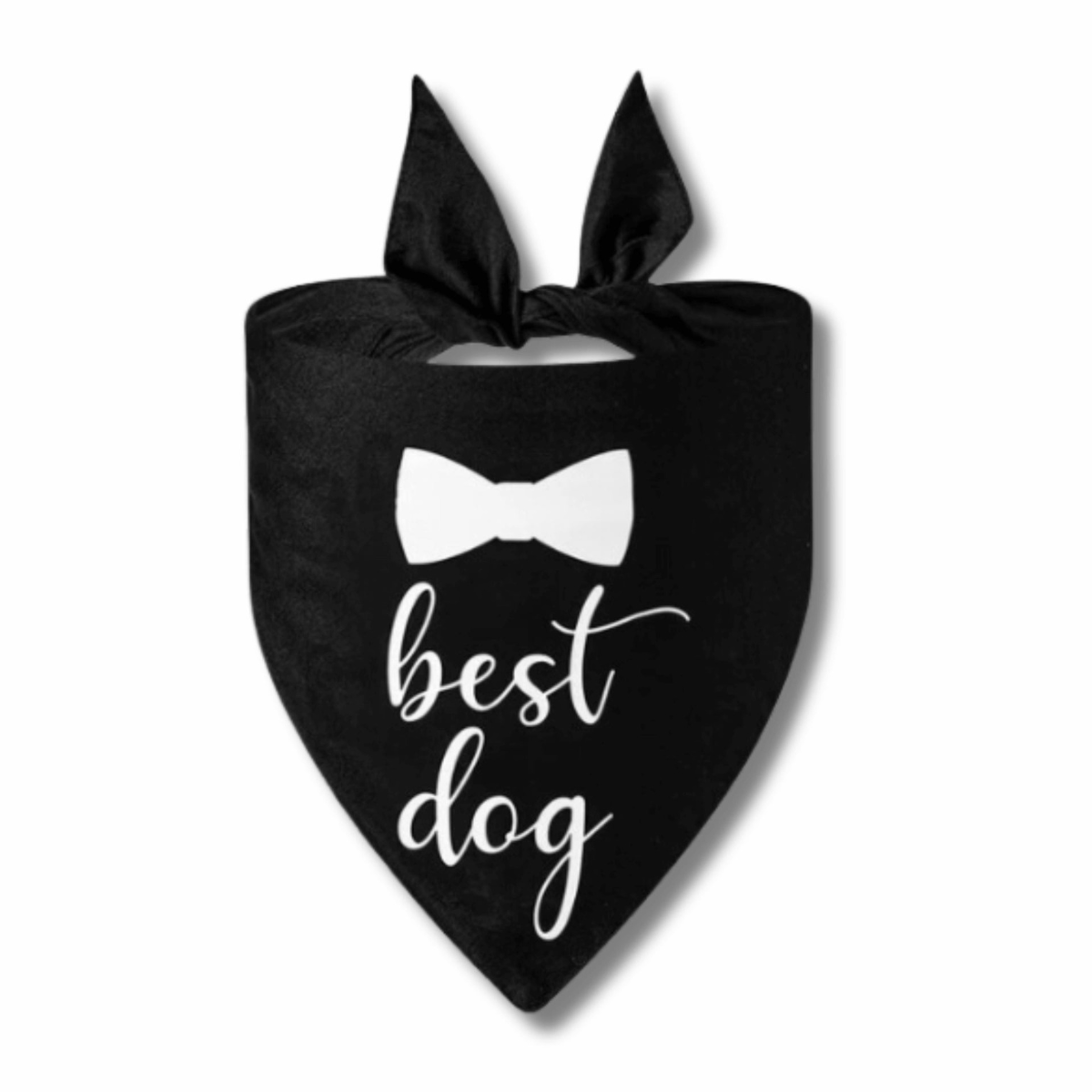 Best Dog with Bow Tie - Wedding Dog Bandana Tie Up