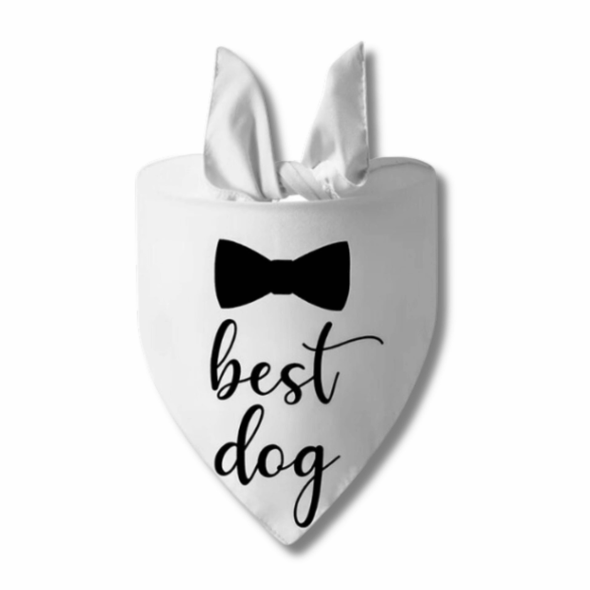 Best Dog with Bow Tie - Wedding Dog Bandana Tie Up