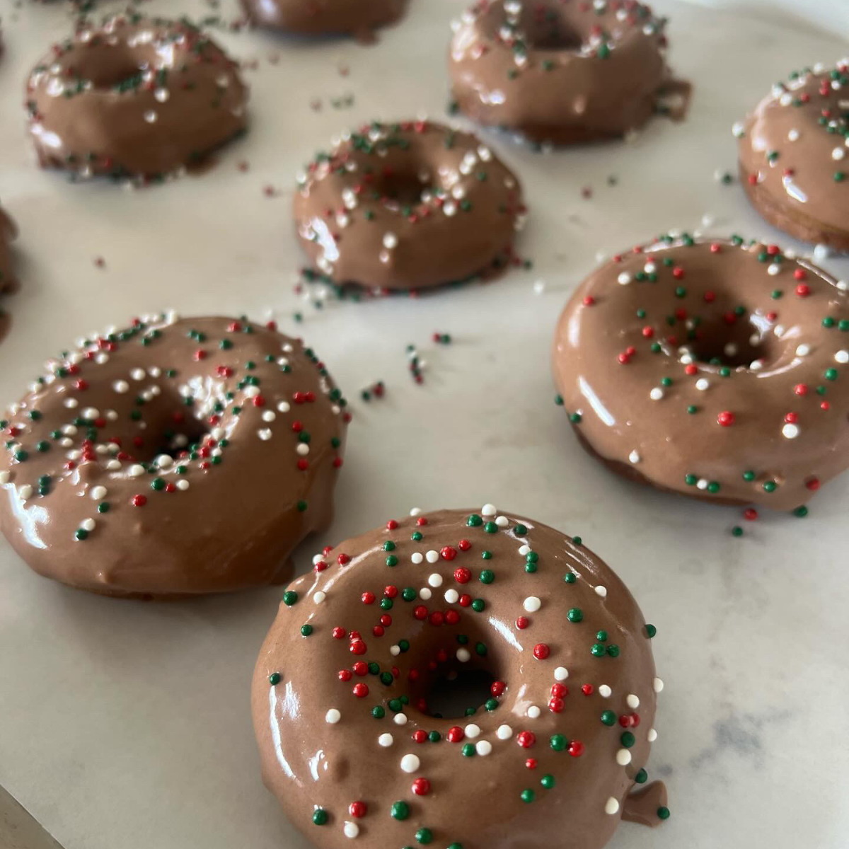 Dog Christmas Doughnuts