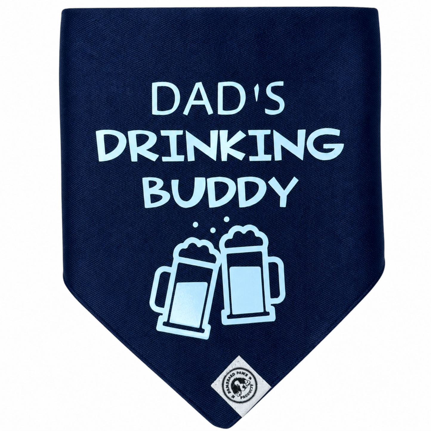 navy dog bandana dads drinking buddy funny dog bandana australia wine dog accessory