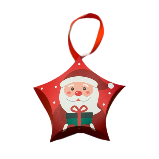 Star-shaped Christmas Bon Bon filled with dog treats 