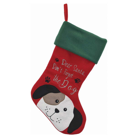 Christmas Dog Stocking 45cm